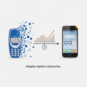 Leia mais sobre o artigo O que aprendi com a queda da Nokia sobre adaptação rápida no mercado