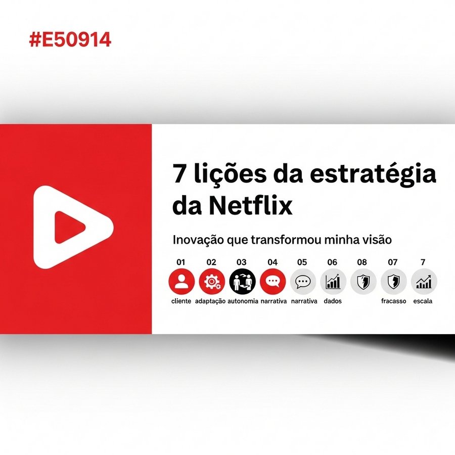 Leia mais sobre o artigo 7 lições da estratégia da Netflix que transformaram minha visão sobre inovação