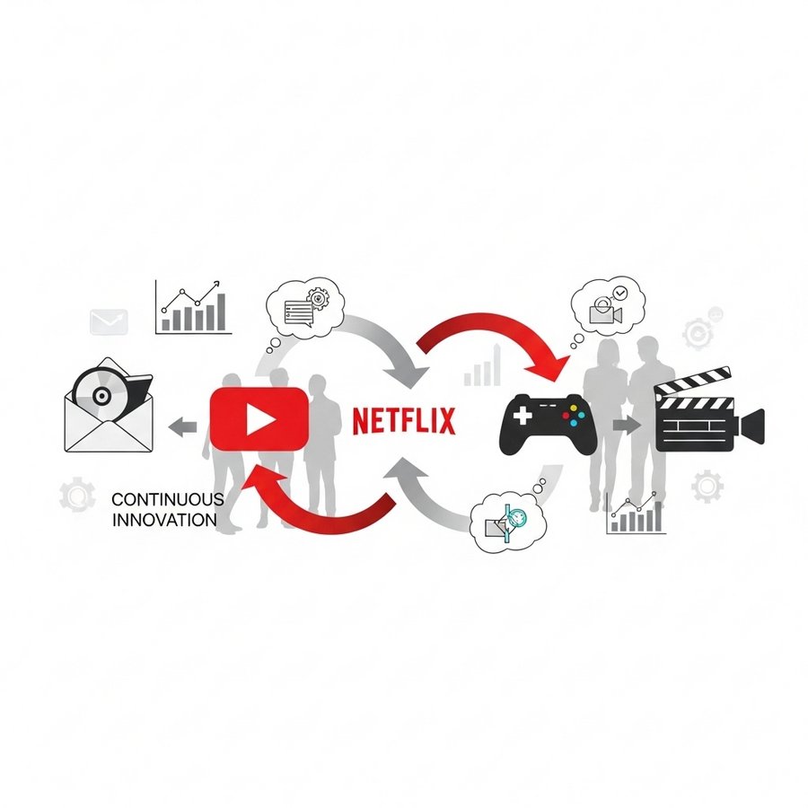 Leia mais sobre o artigo Como o case da Netflix transformou minha visão sobre inovação contínua