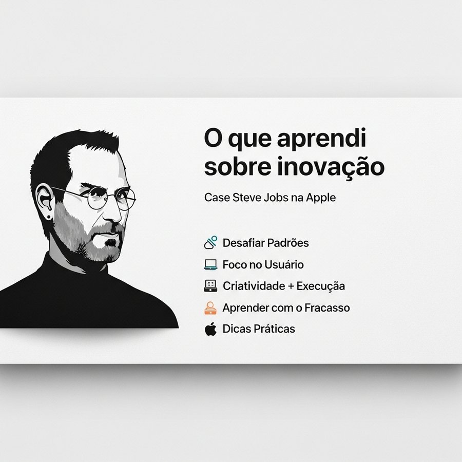 Leia mais sobre o artigo O que aprendi sobre inovação ao revisar o case Steve Jobs na Apple