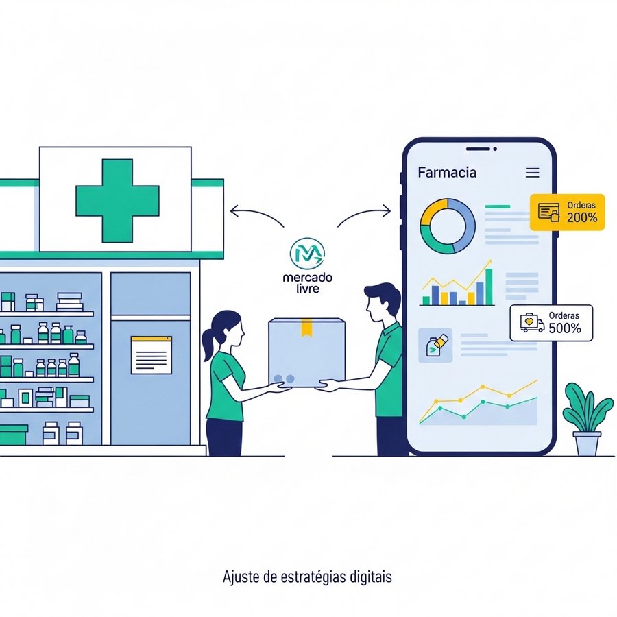 Leia mais sobre o artigo O que aprendi com o caso do Mercado Livre entrando em farmácias para ajustar estratégias digitais