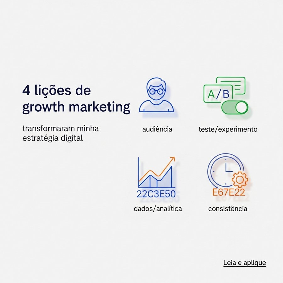 Leia mais sobre o artigo 4 lições de growth marketing que transformaram minha estratégia digital