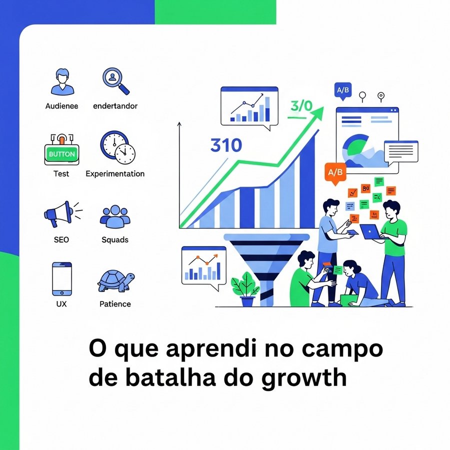 Leia mais sobre o artigo O que aprendi no campo de batalha do growth: lições reais para triplicar sua base